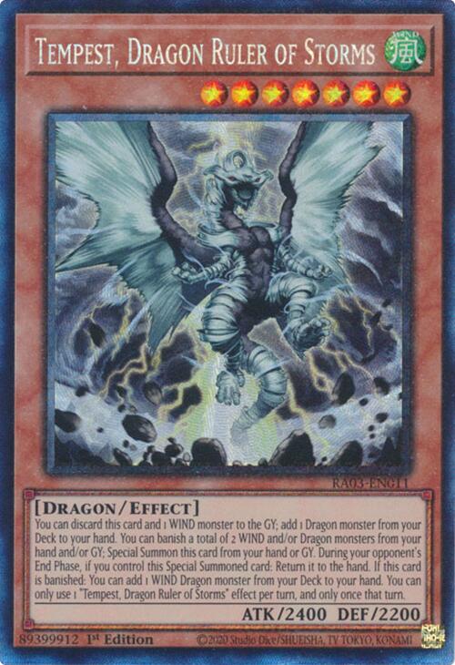Tempête, Maître-Dragon des Orages (CR) [RA03-FR011] Prismatic Collector's Rare