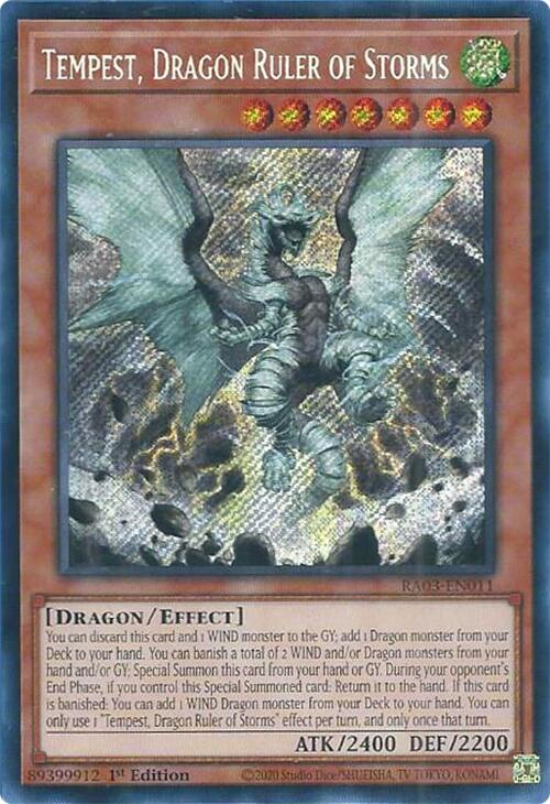 Tempête, Maîtresse-Dragon des Orages (Secret Rare) [RA03-FR011] Secret Rare