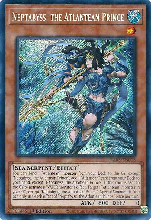 Neptabyss, le Prince Atlante (Secret Rare) [RA03-FR013] Secret Rare
