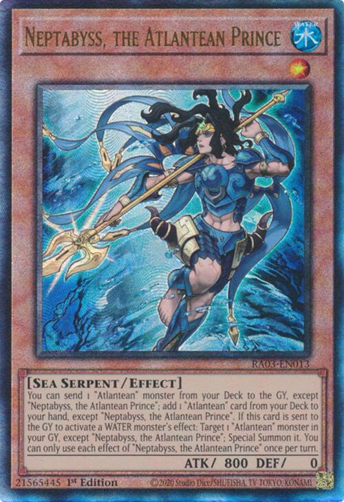 Neptabyss, le prince atlante (UTR) [RA03-FR013] Ultimate Rare Prismatique
