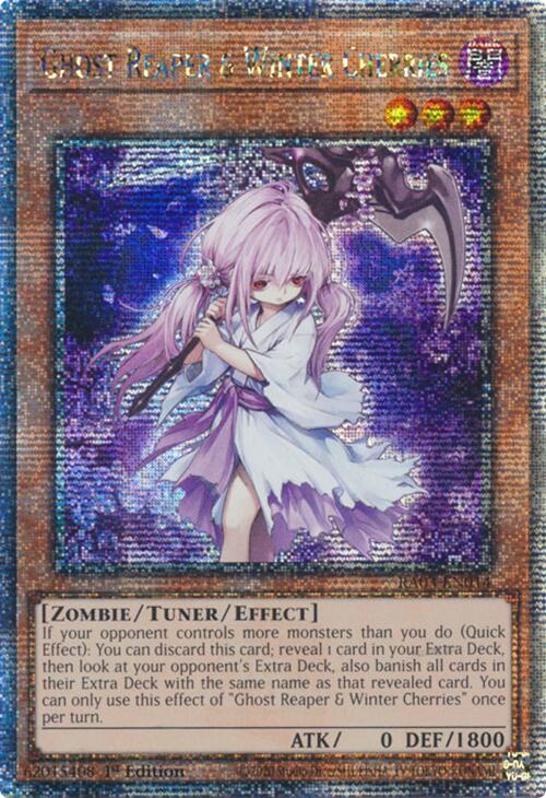 Faucheuse Fantôme & Cerises d'Hiver (Quarter Century Secret Rare) [RA03-FR014] Quarter Century Secret Rare