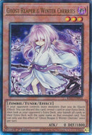 Faucheuse Fantôme et Fleurs de Cerisier Blanches (Art Alternatif) (PUR) [RA03-FR014] Prismatique Ultimate Rare