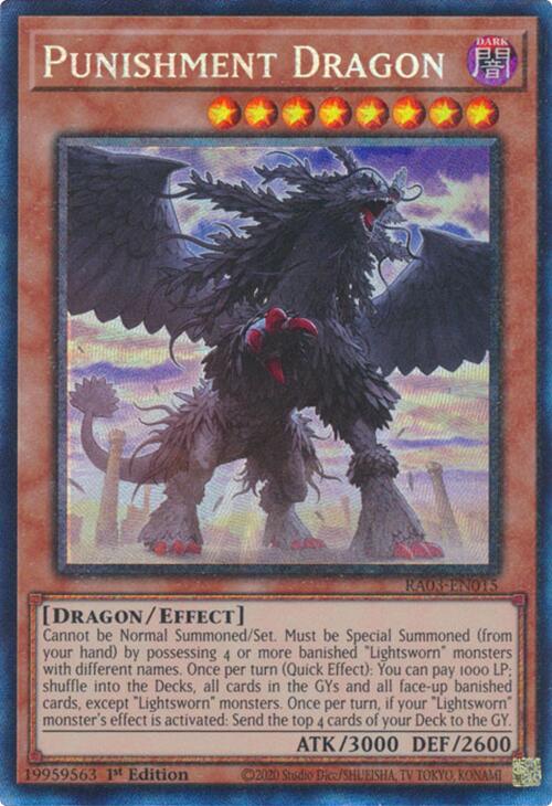 Dragon du Châtiment (CR) [RA03-FR015] Collector's Rare Prismatique