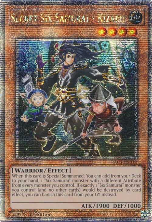 Secret Six Samurai - Kizaru (Secret Rare du Quart de Siècle) [RA03-FR017] Secret Rare du Quart de Siècle