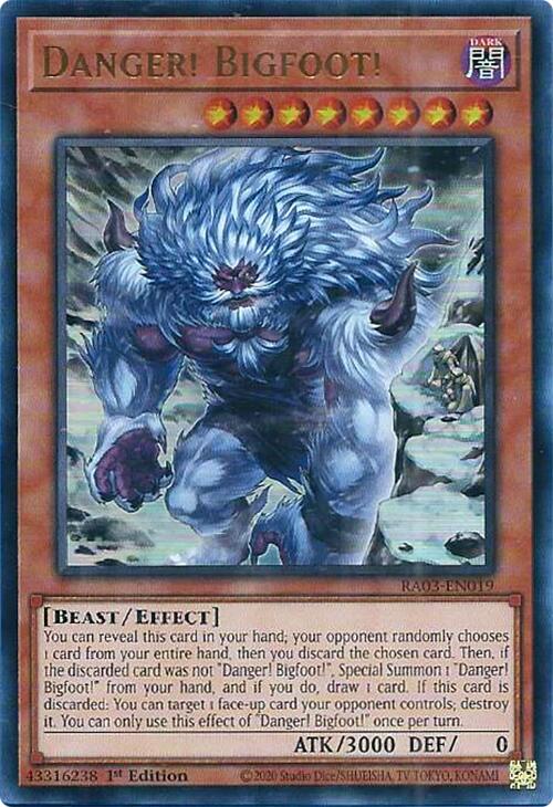 Danger ! Bigfoot ! (Art alternatif) (UR) [RA03-FR019] Ultra Rare