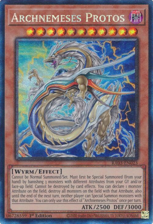 Protos Arch-ennemi (CR) [RA03-EN023] Collector's Rare Prismatique