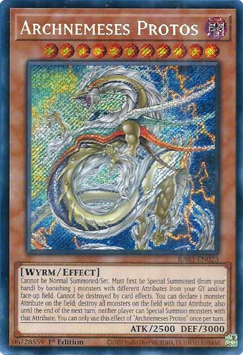 Archnemeses Protos (Secret Rare) [RA03-FR023] Secret Rare
