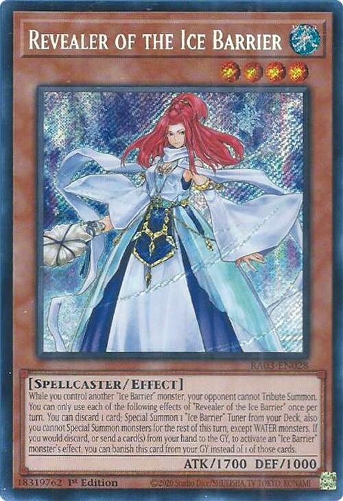 Révélatrice de la Barrière de Glace (Secret Rare) [RA03-FR028] Secret Rare