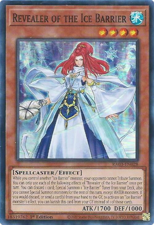 Révélateur de la Barrière de Glace [RA03-FR028] Super Rare