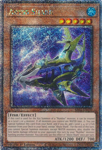 Requin des Abysses (Quarter Century Secret Rare) [RA03-FR030] Quarter Century Secret Rare