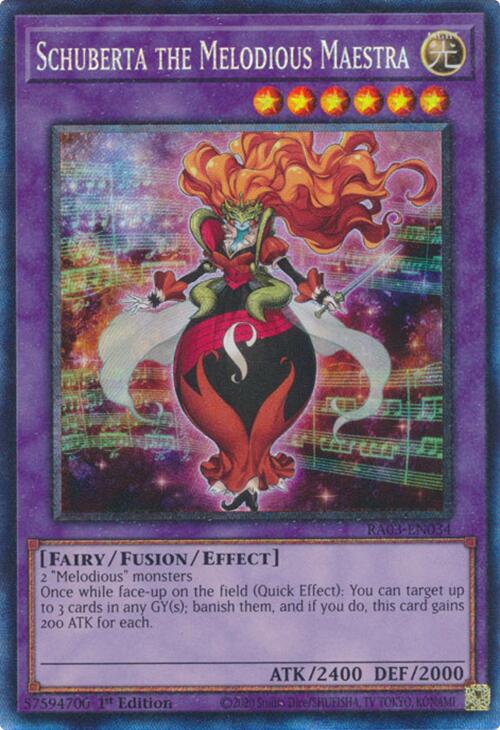 Schuberta la Maîtresse mélodieuse (CR) [RA03-FR034] Collector's Rare Prismatique