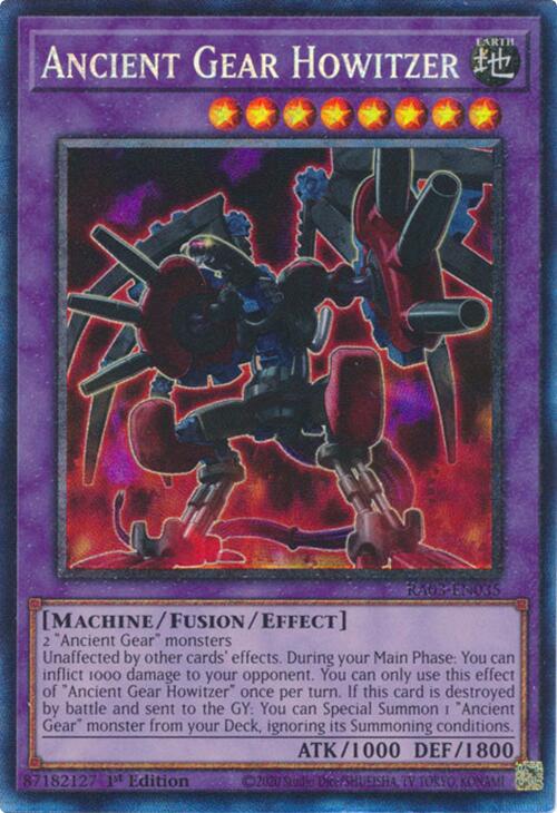 Canonnier Engrenage Ancien (CR) [RA03-FR035] Collector's Rare Prismatique