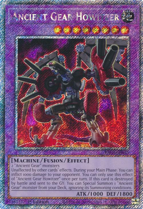 Obusier Rouages Anciens (Platinum Secret Rare) [RA03-FR035] Platinum Secret Rare