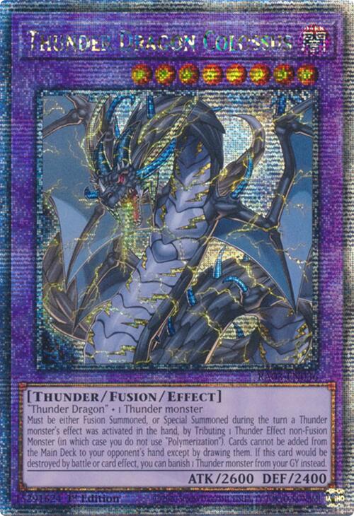 Colosse du Dragon du Tonnerre (Quarter Century Secret Rare) [RA03-FR036] Quarter Century Secret Rare