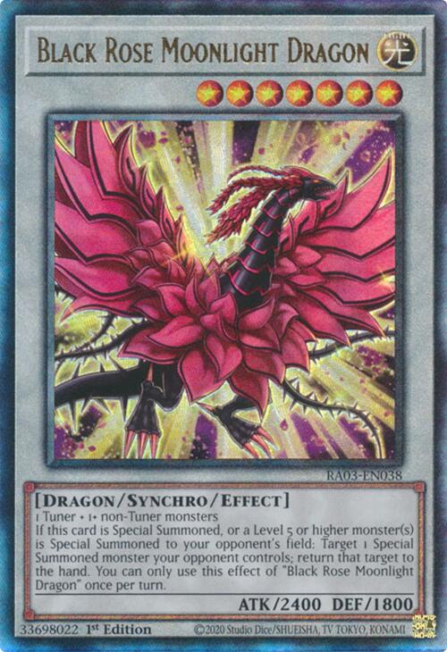 Dragon Rose Noire Clair de Lune (UTR) [RA03-EN038] Prismatic Ultimate Rare