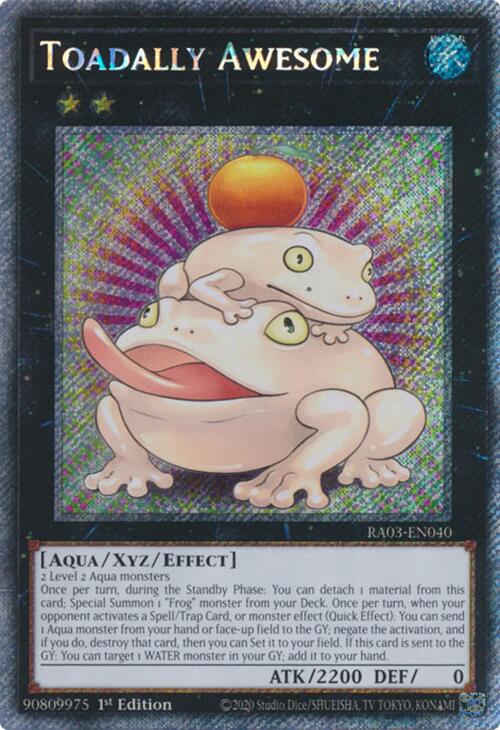 Grenouillemonstrueuse (Platinum Secret Rare) [RA03-FR040] Platinum Secret Rare