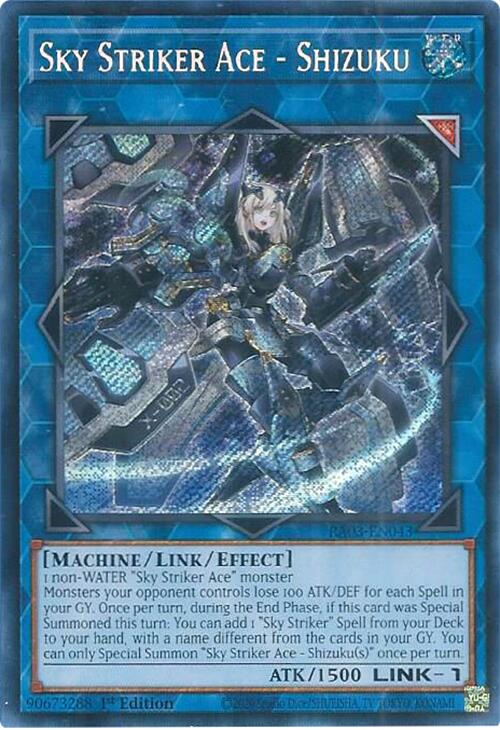Magicienne Poing du Ciel - Shizuku (Secret Rare) [RA03-EN043] Secret Rare