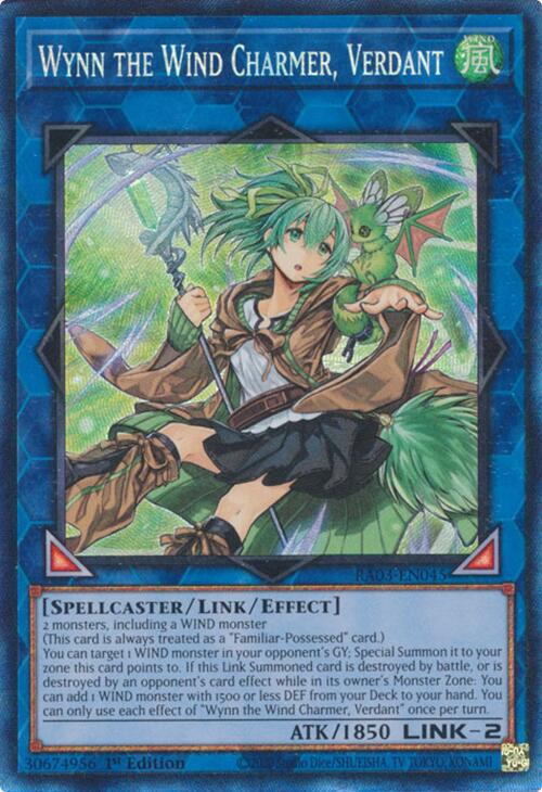 Wynn la Charmeuse de Vent, Verdoyante (CR) [RA03-FR045] Collector's Rare Prismatique