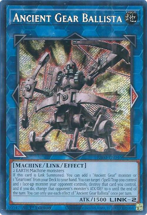 Catapulte Rouages Anciens (Secret Rare) [RA03-FR046] Secret Rare