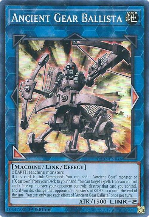 Baliste Rouages Anciens [RA03-FR046] Super Rare