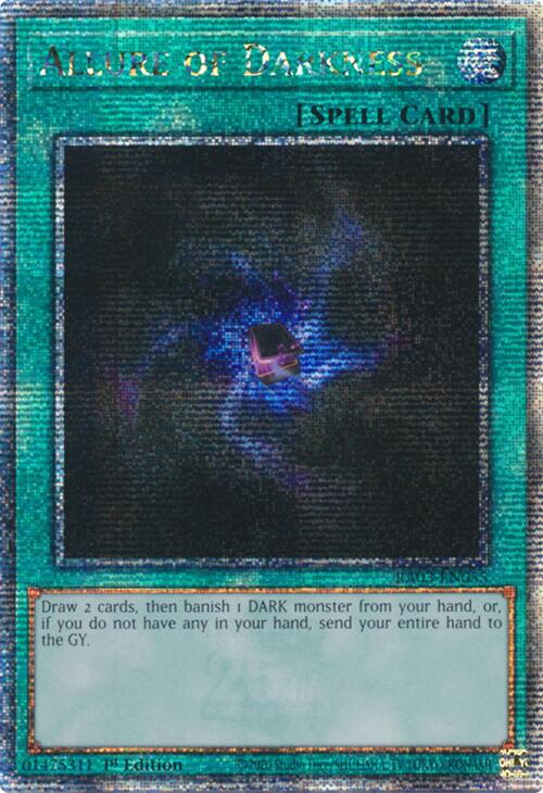 Attrait des Ténèbres (Quarter Century Secret Rare) [RA03-FR055] Quarter Century Secret Rare