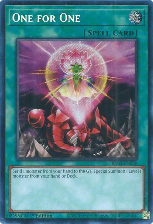 Un pour Un (Secret Rare) [RA03-EN056] Secret Rare