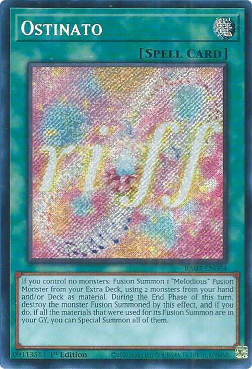 Ostinato (Secret Rare) [RA03-FR064] Secret Rare