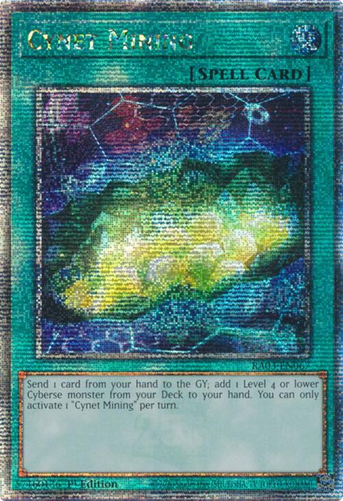 Minage Cynet (Secret Rare Quart de Siècle) [RA03-FR067] Secret Rare Quart de Siècle