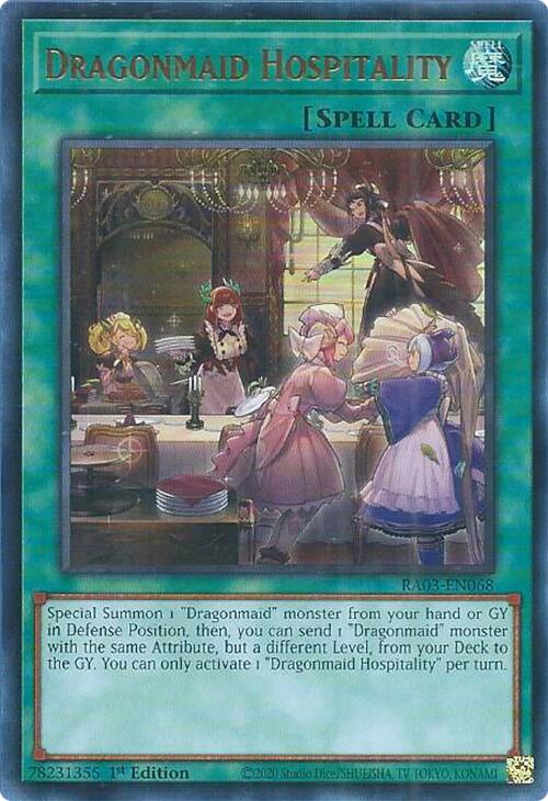 Hospitalité Dragonne Servante (UR) [RA03-FR068] Ultra Rare