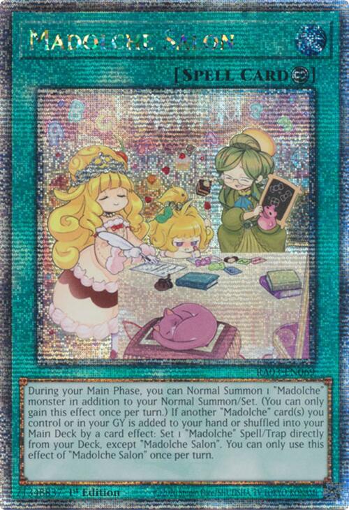 Madolche Salon (Quarter Century Secret Rare) [RA03-FR069] Quarter Century Secret Rare