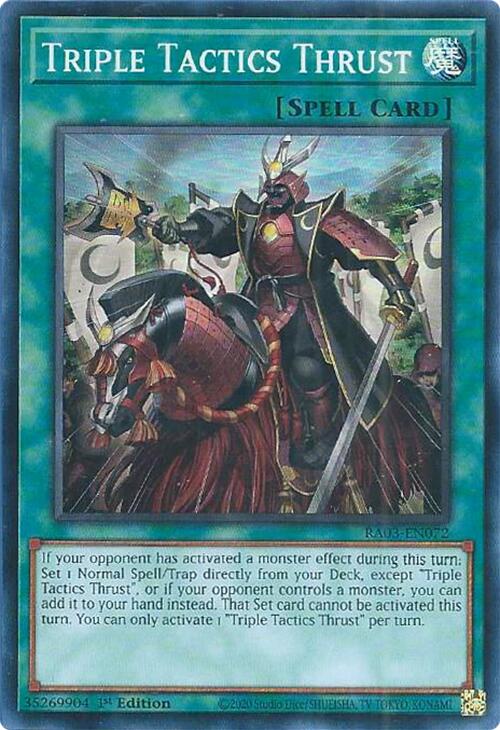 Triple Tactiques d'Assaut [RA03-FR072] Super Rare