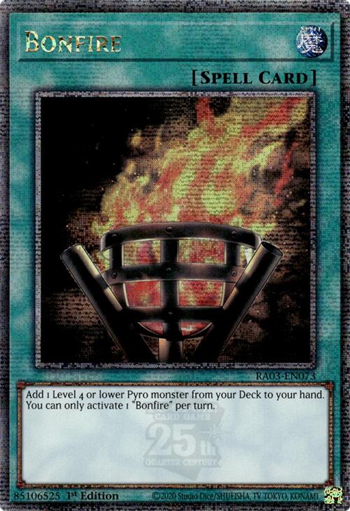 Feu de Joie (Quarter Century Secret Rare) [RA03-FR073] Quarter Century Secret Rare