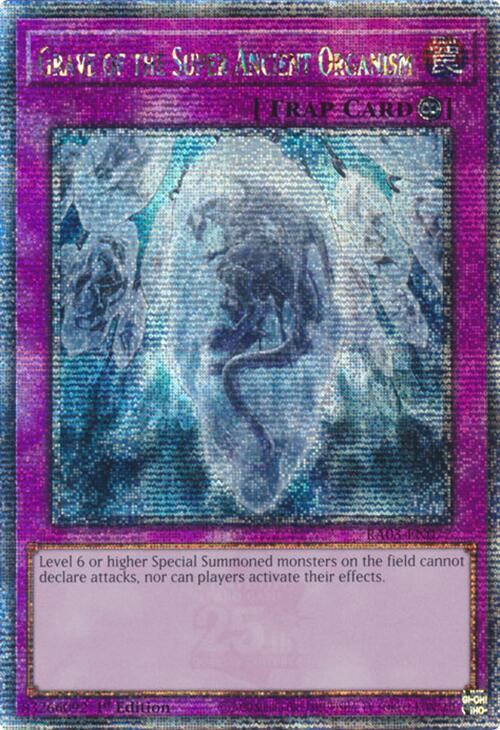 Tombe de l'Organisme Super Ancien (Quarter Century Secret Rare) [RA03-FR077] Quarter Century Secret Rare