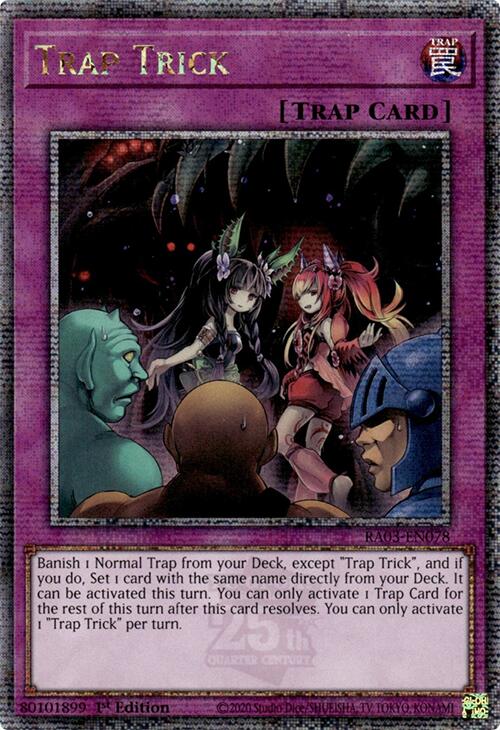 Fausse Trappe (Quarter Century Secret Rare) [RA03-FR078] Quarter Century Secret Rare