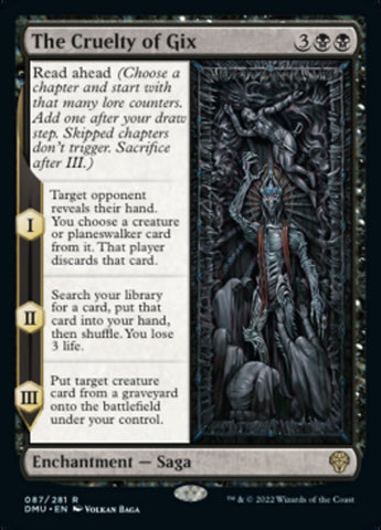 La crueldad de Gix [Dominaria unida]