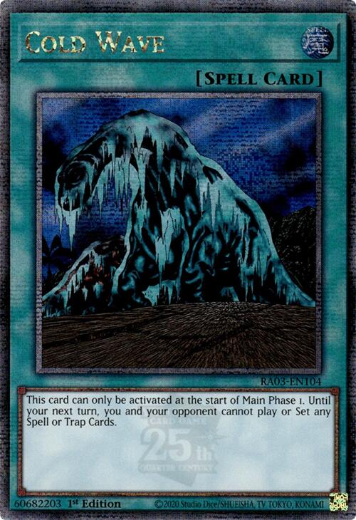 Onde de froid (Quarter Century Secret Rare) [RA03-FR104] Quarter Century Secret Rare