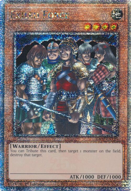 Force Exilée (Secret Rare Quart de Siècle) [RA03-FR119] Secret Rare Quart de Siècle