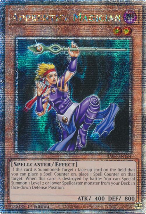Apprenti Magicien (Quarter Century Secret Rare) [RA03-FR124] Quarter Century Secret Rare