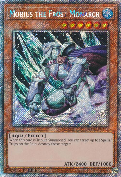 Mobius le Monarque Glacé (Platinum Secret Rare) [RA03-FR142] Platinum Secret Rare