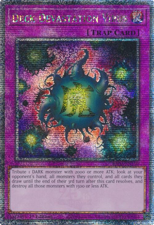 Virus de Dévastation de Deck (Quarter Century Secret Rare) [RA03-FR150] Quarter Century Secret Rare