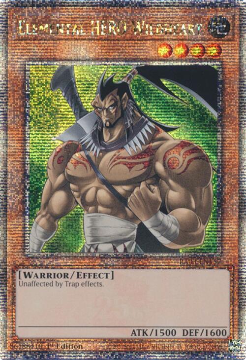 HÉROS Élémentaire Wildheart (Quarter Century Secret Rare) [RA03-EN157] Quarter Century Secret Rare