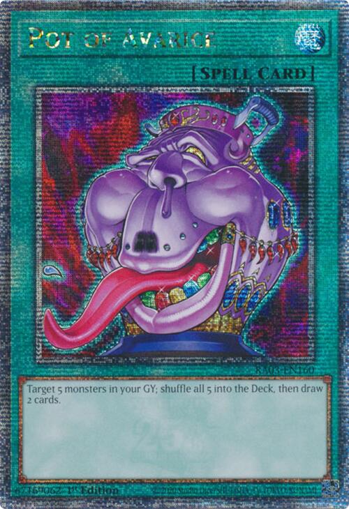 Pot de Cupidité (Quarter Century Secret Rare) [RA03-EN160] Quarter Century Secret Rare