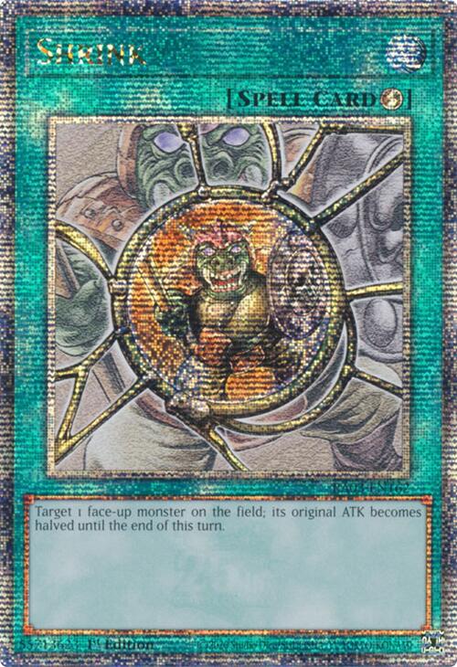 Rétrécissement (Quarter Century Secret Rare) [RA03-EN162] Quarter Century Secret Rare