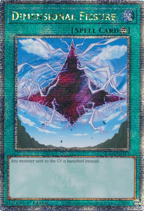 Fissure Dimensionnelle (Quarter Century Secret Rare) [RA03-EN163] Quarter Century Secret Rare