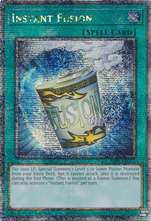 Fusion instantanée (Quarter Century Secret Rare) [RA03-FR171] Quarter Century Secret Rare