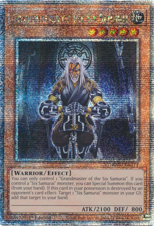 Grand Maître des Six Samouraïs (Quarter Century Secret Rare) [RA03-FR174] Quarter Century Secret Rare