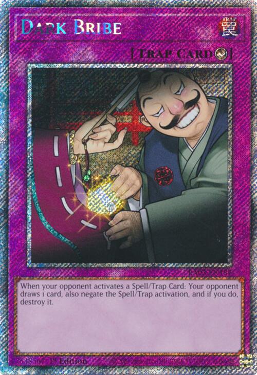 Pot-de-Vin Ténébreux (Platinum Secret Rare) [RA03-EN187] Platinum Secret Rare