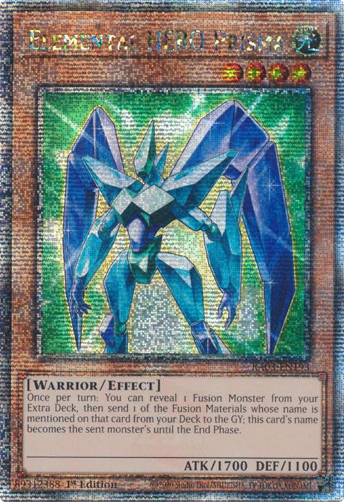 HÉROS Élémentaire Prisma (Secret Rare Un Quart de Siècle) [RA03-FR193] Secret Rare Un Quart de Siècle