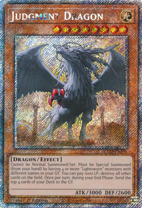 Dragon du Jugement (Secrète Rare Platine) [RA03-FR196] Secrète Rare Platine