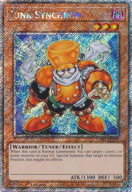 Synchron Déchet (Platinum Secret Rare) [RA03-EN199] Platinum Secret Rare